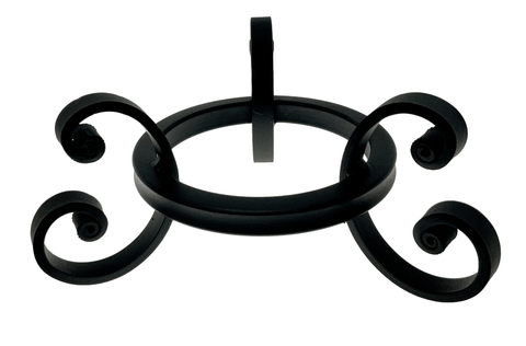 Large Reversible Tight Curled Footed Stand - The Glass Underground