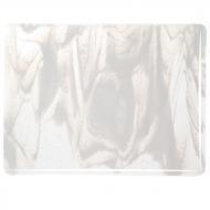 Clear, White Streaky (2130) 3mm Sample - The Glass Underground