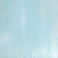 Aqua Blue Tint, White Streaky (2218) 3mm Sample - The Glass Underground