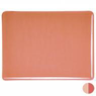 Sunset Coral Transparent (1305-50) 2mm Sample - The Glass Underground