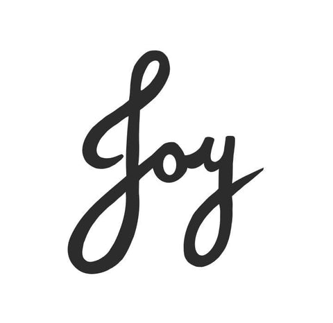 Joy - Water Jet Cut - The Glass Underground