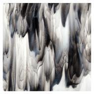 Clear, White, Black Streaky (3100) 3mm Sample - The Glass Underground