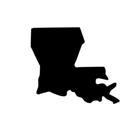 Louisiana - Water Jet Cut - The Glass Underground