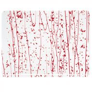 Red Frit, Red Streamers Mardi Gras (4224) 3mm Sample - The Glass Underground
