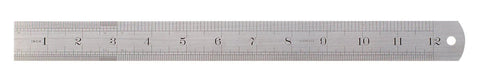 12” Steel Ruler - The Glass Underground