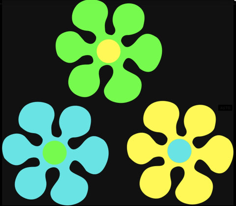 Flower Power - Water Jet Cut - The Glass Underground