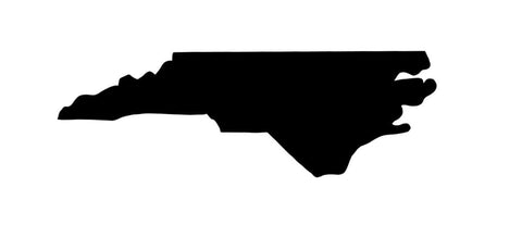 North Carolina - Water Jet Cut - The Glass Underground