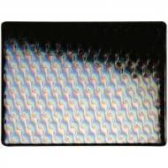 Black Opal Patterned Irid (100-32) 3mm Sample - The Glass Underground