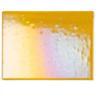 Dark Amber Transparent Irid (1138-31) 3mm Sample - The Glass Underground