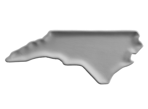 North Carolina Plate - The Glass Underground