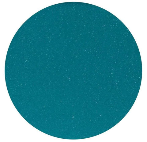 Transparent Glass Circles - Peacock Blue Transparent (1176) - The Glass Underground
