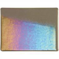 Charcoal Gray Transparent Irid (1129-31) 3mm Sample - The Glass Underground
