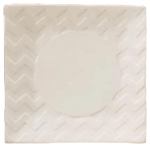 Chevron Charger Plate - The Glass Underground