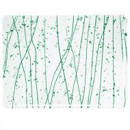 Dark Green, Jade Green Frit, Dark Green Streamers Mardi Gras (4217) 3mm Sample - The Glass Underground