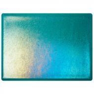 Peacock Blue Transparent Irid (1176-51) 2mm Sample - The Glass Underground