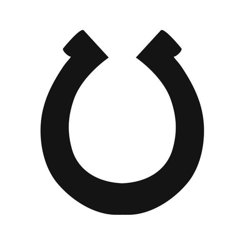 Horseshoes - Water Jet Cut - The Glass Underground