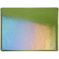 Olive Green Transparent Irid (1141-51) 2mm Sample - The Glass Underground
