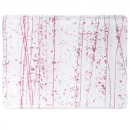 Cranberry and Purple Frit, Cranberry and Purple Streamers (4234) 3mm Sample - The Glass Underground