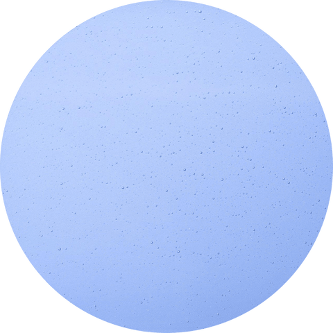 Transparent Glass Circles - Sapphire Blue Tint Transparent (1814) - The Glass Underground