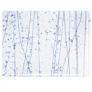 Cobalt Blue, Gray Blue, and Aqua Frit, Blue Streamers Mardi Gras (4219) 3mm Sample - The Glass Underground