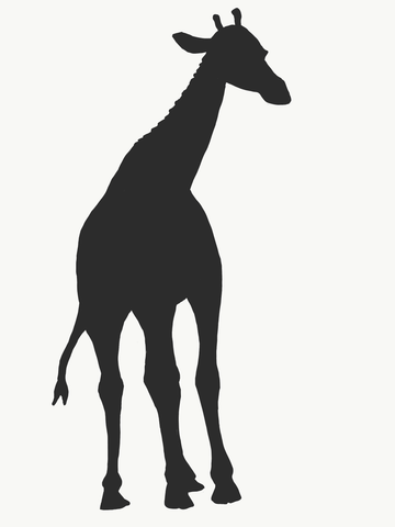 Giraffe - Water Jet Cut - The Glass Underground