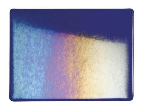 Deep Royal Purple Transparent Irid (1128-31) 3mm Sample - The Glass Underground