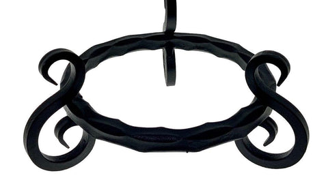 Inverted Reversible Hammered Double Curl Stand - The Glass Underground