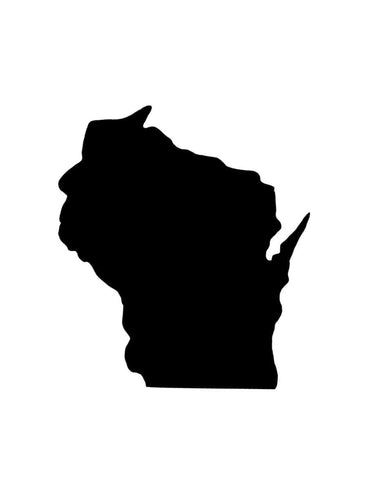 Wisconsin - Water Jet Cut - The Glass Underground