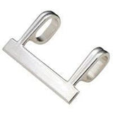 Silver Plated Double Bar Bail - The Glass Underground 