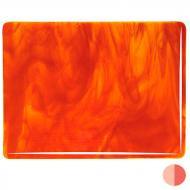 Yellow, Red Striker Streaky (2125) 3mm Sample - The Glass Underground