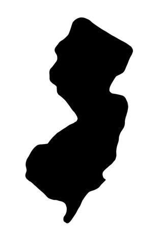 New Jersey - Water Jet Cut - The Glass Underground