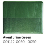 Aventurine Green Transparent (1112) 2mm-1/2 Sheet-The Glass Underground