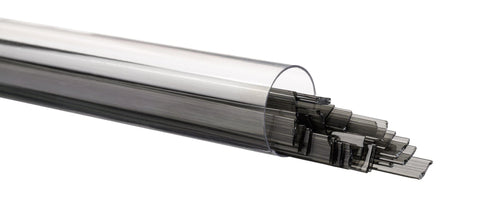Charcoal Gray Transparent Ribbon (1129) - The Glass Underground