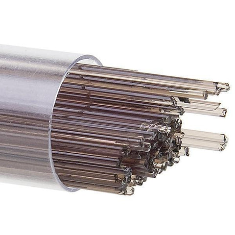 Light Bronze Transparent Stringers (1409)-2mm-Tube-The Glass Underground