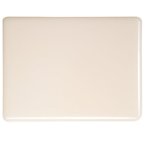 Light Peach Cream Opal (034) 3mm-1/2 Sheet-The Glass Underground