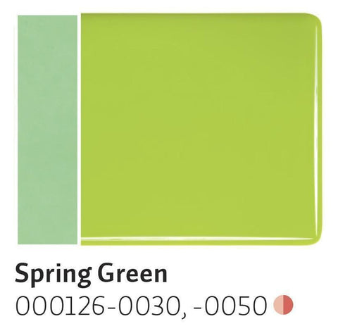 Spring Green Opal (126) 2mm-1/2 Sheet-The Glass Underground