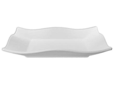 Wavy Square Platter-Default-The Glass Underground