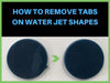 How to Remove Tabs from Water Jet Cut Shapes