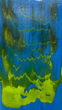 Egyptian Blue and Spring Green Infused Streaky Special Edition (2002BG) 3mm