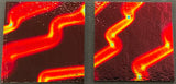 Candy Apple Red Target Rainbow Voltage Dichro on Black