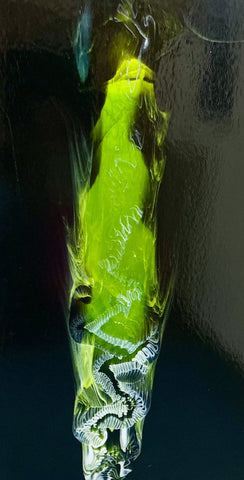 Black Opal, Spring Green Transparent Cascade (50926A) 3mm