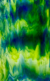 Clear, Spring Green, Deep Royal Blue Streaky (60316A) 3mm