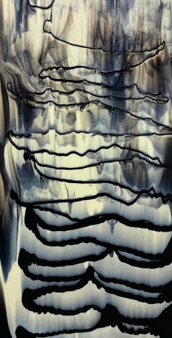 French Vanilla and Black Drizzle (60421A) 3mm