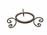Large Bronze Smooth Double Curled Stand