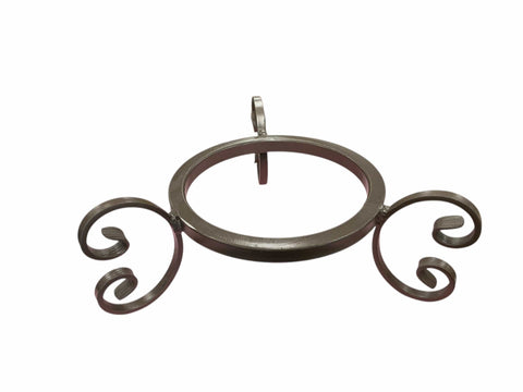 Large Bronze Smooth Double Curled Stand
