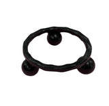 Round Hammered with Smooth Ball Footed Stand