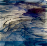 Opaline and Black Streaky (60416A) 3mm
