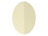 Beige Opaque Small Ovals - The Glass Underground 