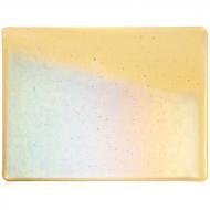 Light Amber Transparent Irid (1437-31) 3mm Sample - The Glass Underground 