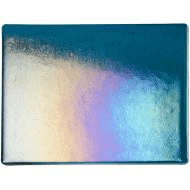 Aquamarine Blue Transparent Irid (1108-51) 2mm Sample - The Glass Underground 